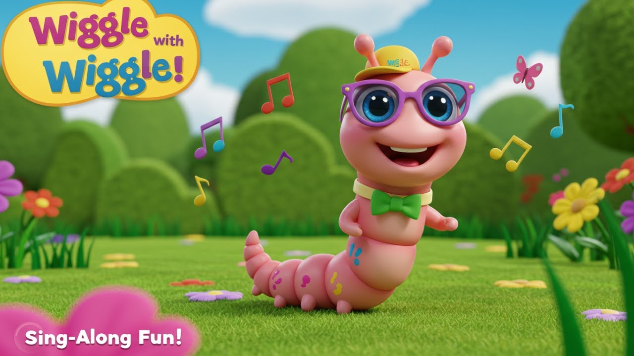 Wiggly Worm Dance Song For Kids 🐛| Kids Songs & Nursery Rhymes For Toddlers