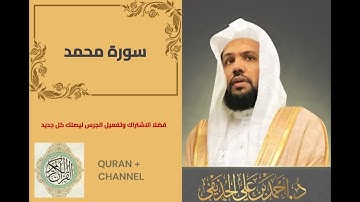 سورة محمد لفضيلة الشيخ أحمد الحذيفي