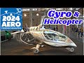 Aero 2024  gyrocopters  helicopters overview  messe friedrichshafen 2024