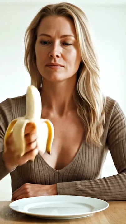 Woman Eating Banana asmr π