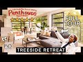 WOW! 😍 See Inside this TREE SIDE RETREAT Exclusive House TOUR of an AWARD winning LUXURY PENTHOUSE