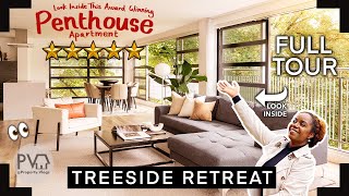 WOW! 😍 See Inside this TREE SIDE RETREAT Exclusive House TOUR of an AWARD winning LUXURY PENTHOUSE