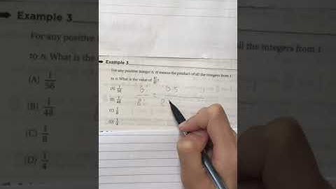 SAT FACTORIAL PROBLEM! #Shorts