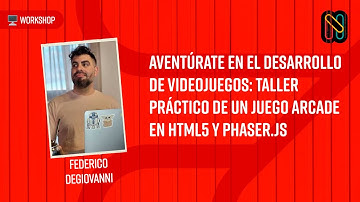 Aventúrate en el desarrollo de videojuegos: Taller práctico de un juego arcade en HTML5 y Phaser.js