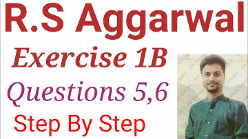 Real Number | Class 10 Exercise 1B Questions 5,6 | R S Aggarwal | S K Gupta Classes