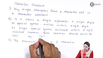 Integer Constant , Real Constant , Character Constant - Introduction to C++ Class 11