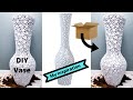 DIY CARDBOARD FLOWER VASE || FLOWER VASE DECORATION IDEAS