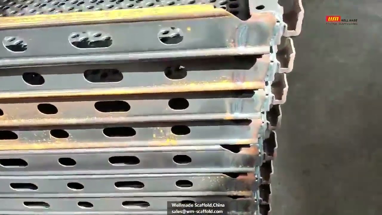 Steel Planks Manufacturing to Germany - Facade Scaffolding Speed Frame Work Platform with U Hooks