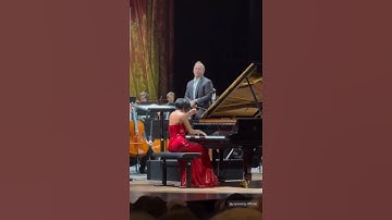 Yuja Wang & ALL the DRAMA feat. Red Leather Dress💃✨️ #piano #steinway #classic #music #virtuoso