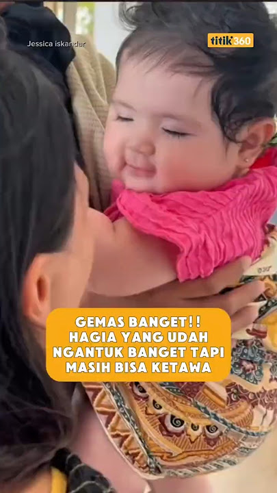 SO ADORABLE! HAGIA IS SO SLEEPY BUT STILL CAPABLE OF LAUGHING #jessicaiskandar #hagia #jedar