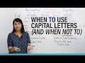 Understanding Capitalization in English