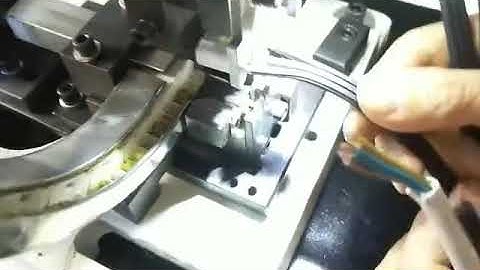 Terminal Crimping Machine for Processing Jacket Cable, Multi-core Cable Crimping Machine