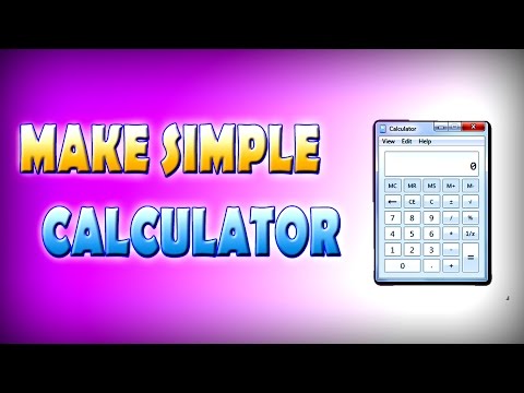 How to make a calculator in Notepad