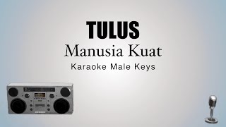 TULUS - Manusia Kuat Karaoke | Male Version (Cover) High Quality
