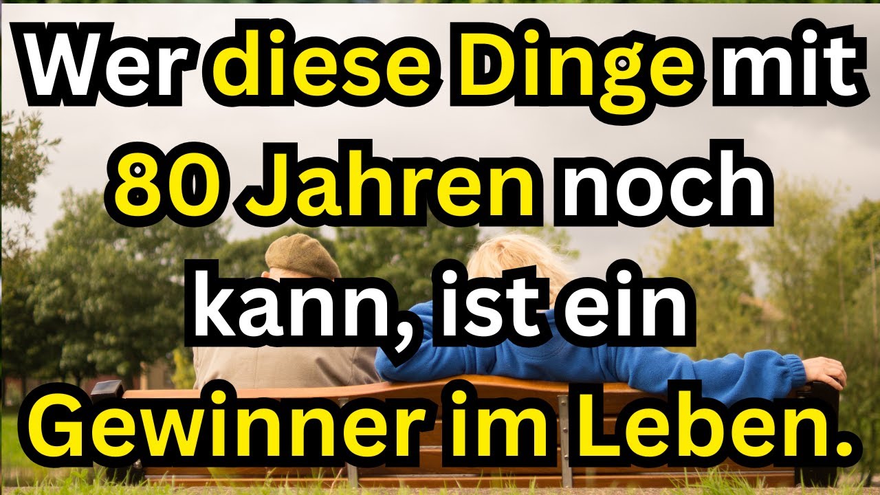 7 Gewohnheiten für gesundes Altern: Wenn du diese Dinge mit 80 kannst, bist du ein Gewinner im Leben