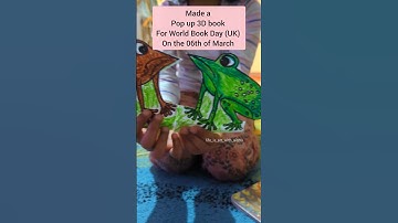 DIY Pop Up Book | DIY Idea🙌🏻💚#shorts #popupbook #diy #worldbookday