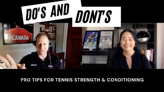 Pro Tips on Do's and Don'ts from Master Tennis Performance Specialist| Dean Hollingworth.