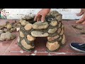 Build A Miniature Fairy House Out Of Stone And Cement // The Most Amazing Cat Home