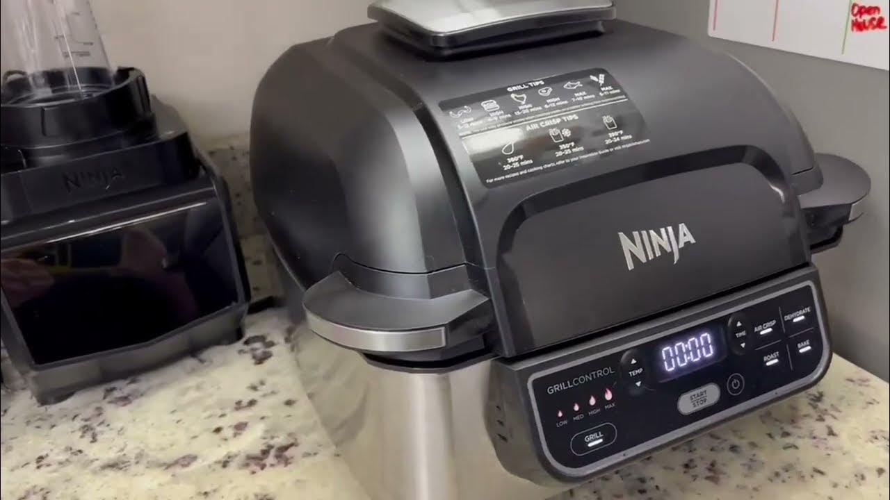  Ninja Foodi 5-in-1 Indoor Grill w/ 4-Quart Air Fryer with  Roast, Bake, Dehydrate : Home & Kitchen