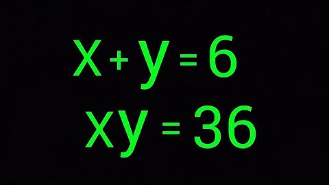 A Nice Olympiad Algebra Problem | How to solve for X and Y in this problem ?