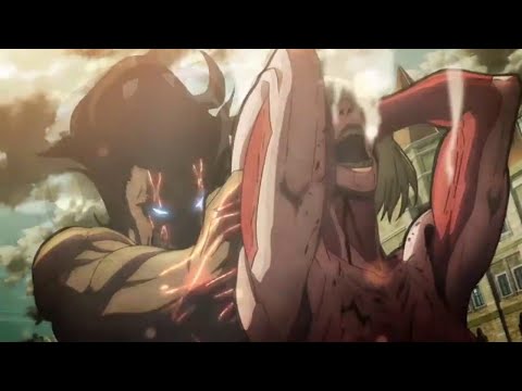 Eren VS Annie - 2ª Luta (Sem Enrolação) - Shingeki no Kyojin