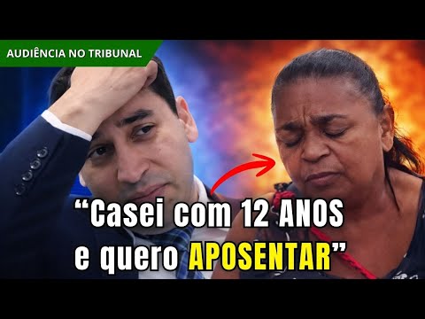 AUDIÊNCIA: Ela queria APOSENTAR após vida SOFRIDA. Juiz Kleiton Ferreira analisa o caso