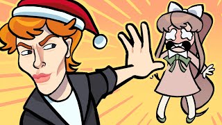 Monika e Eu METEMOS um BONECO no Natal 👶🔞 feat. @Laprozoh | DDLC Mod - Christmas Time