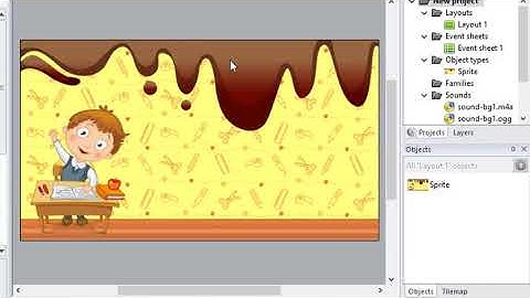 การแทรกเสียง บทเรียนคอมพิวเตอร์ช่วยสอนด้วย Construct 2