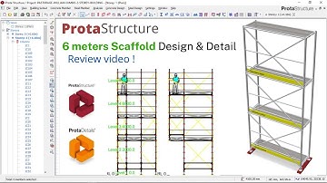 REVIEW!   6 Meters Scaffold Design using Prota Structure 2021