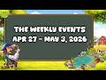 #hayday #phoebehayday - What's next? Events for the last week of April to May 3