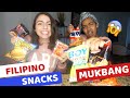 TRYING FILIPINO SNACKS FOR THE FIRST TIME! (MUKBANG)