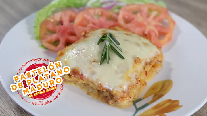 Pastelon de Platano Maduro  relleno de POLLO