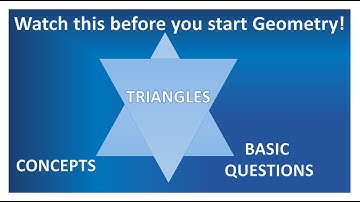 Geometry | Triangles Part 1 | Concepts and Basic Properties | CAT | GMAT | GRE