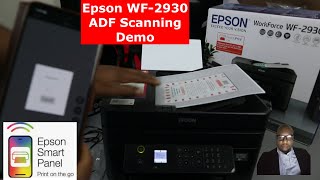 Epson WF 2930DWF How To Scan With ADF, Print Auto 2Sided, Print Specific Colour and Share to Email