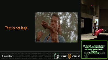 Ghast07 Morphing to Legitimate Behavior Attack Patterns Dave Kennedy