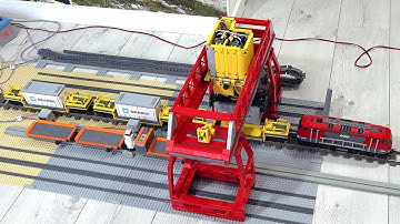 Lego train container terminal automated by Arduino WIP E24: the work continues!