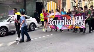 Korrika Txikia 2024 Vitoria gasteiz Santa Maria escuela