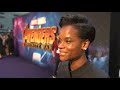 Avengers: Infinity War: Letitia Wright 'Shuri' Movie Premiere Interview