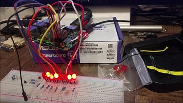 ASUS Tinker Board GPIO  LEDs Simple Binary  Display