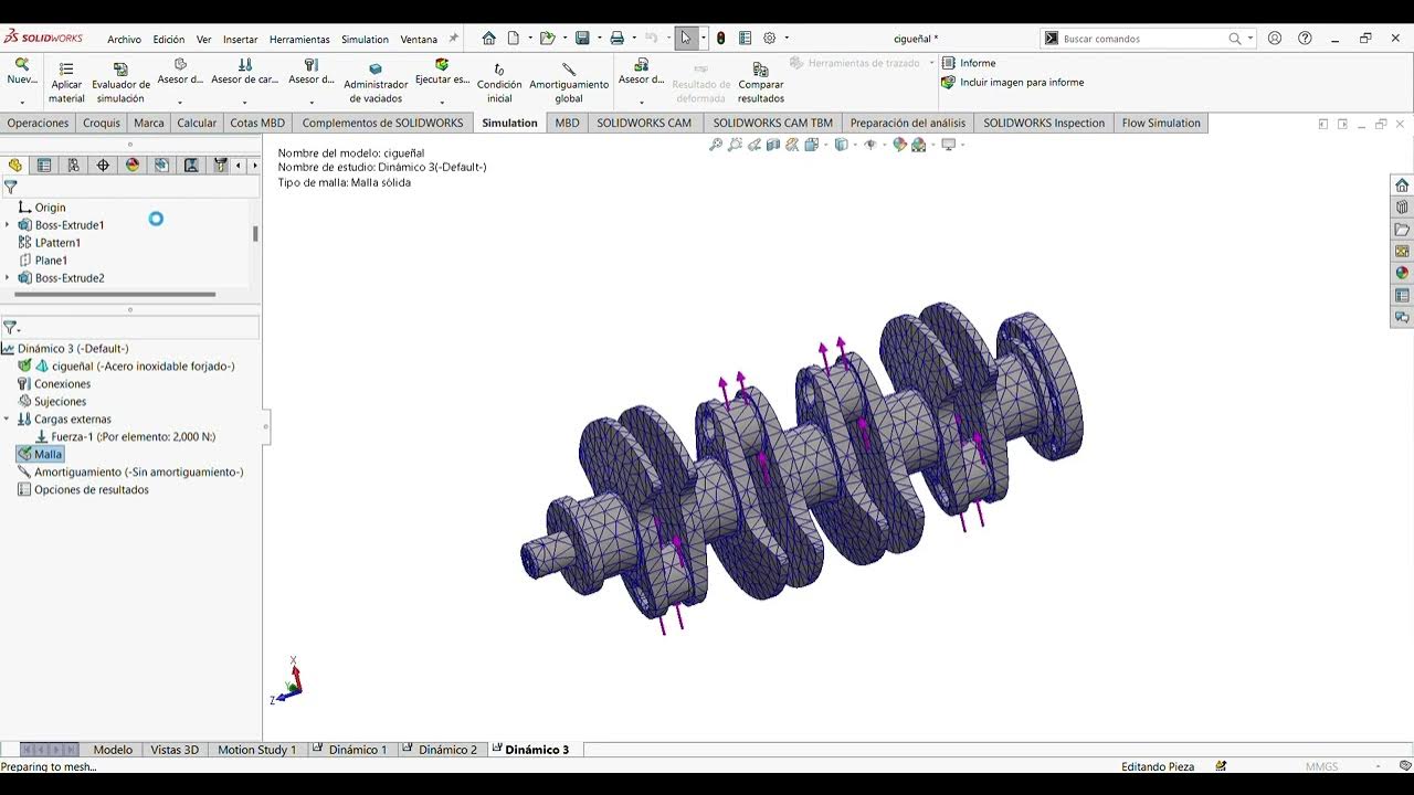 SOLIDWORKS Premium 2020 SP4 0 cigueñal 2024 07 17 09 36 12 YouTube