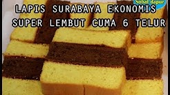 Lapis surabaya ekonomis super lembut cuma 6 telur - Durasi: 17.55. 