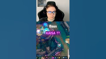 Baus Kaisa is DIFFERENT 😳 #thebausffs #leagueoflegends #lolmoments