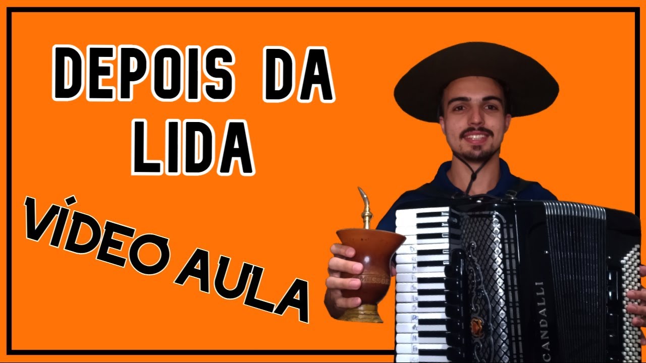 VÍDEO AULA música DEPOIS DA LIDA na GAITA (acordeon) de forma SUPER FACIL