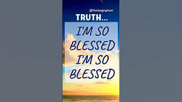 I’M SO BLESSED | LYRICS | CAIN | #inspirational #worship #blessed #jesussongs