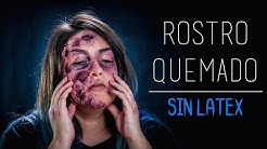 MAQUILLAJE CARA QUEMADA SIN LÁTEX FÁCIL | FX MAKEUP
