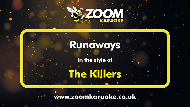 Runaways Karaoke version - Karaoke performance video thumbnail