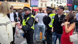 Police Intervene as England Fans Get Rowdy: Beer Cans Fly 🚓🏴🍻
