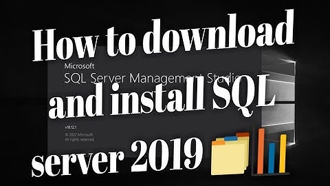 How to download and install SQL server 2019 in Tamil