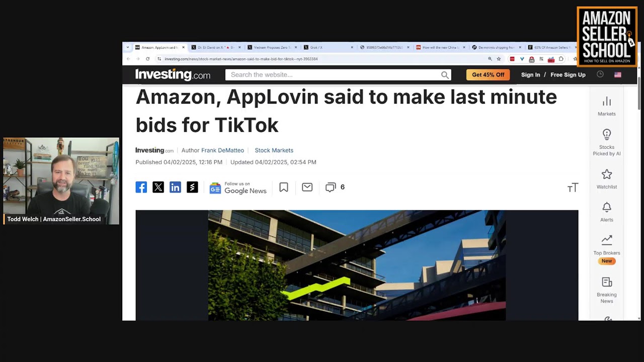 Amazon News: TikTok Takeover, Tariff Chaos & Seller Margin Squeeze