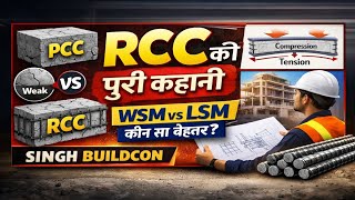 Part 1 RCC की पूरी कहानी | Tension, Compression, Steel Role | Civil Engineering Hindi